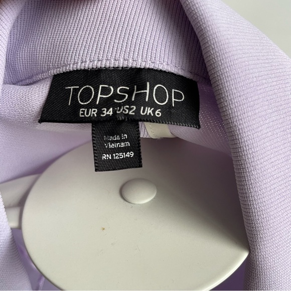 Topshop Lilac Oversized Boyfriend Blazer Jacket - Picture 5 of 10